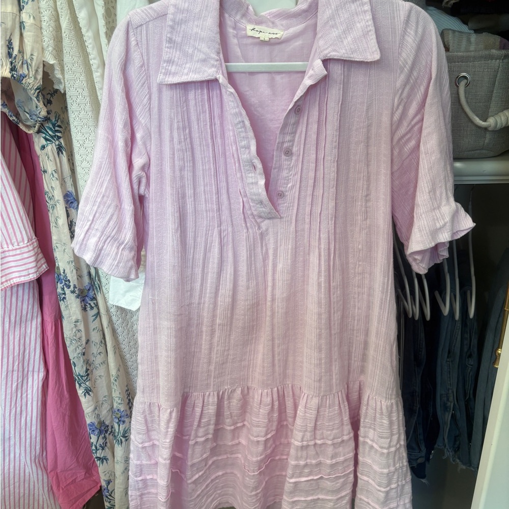 Light Pink Collared Dress